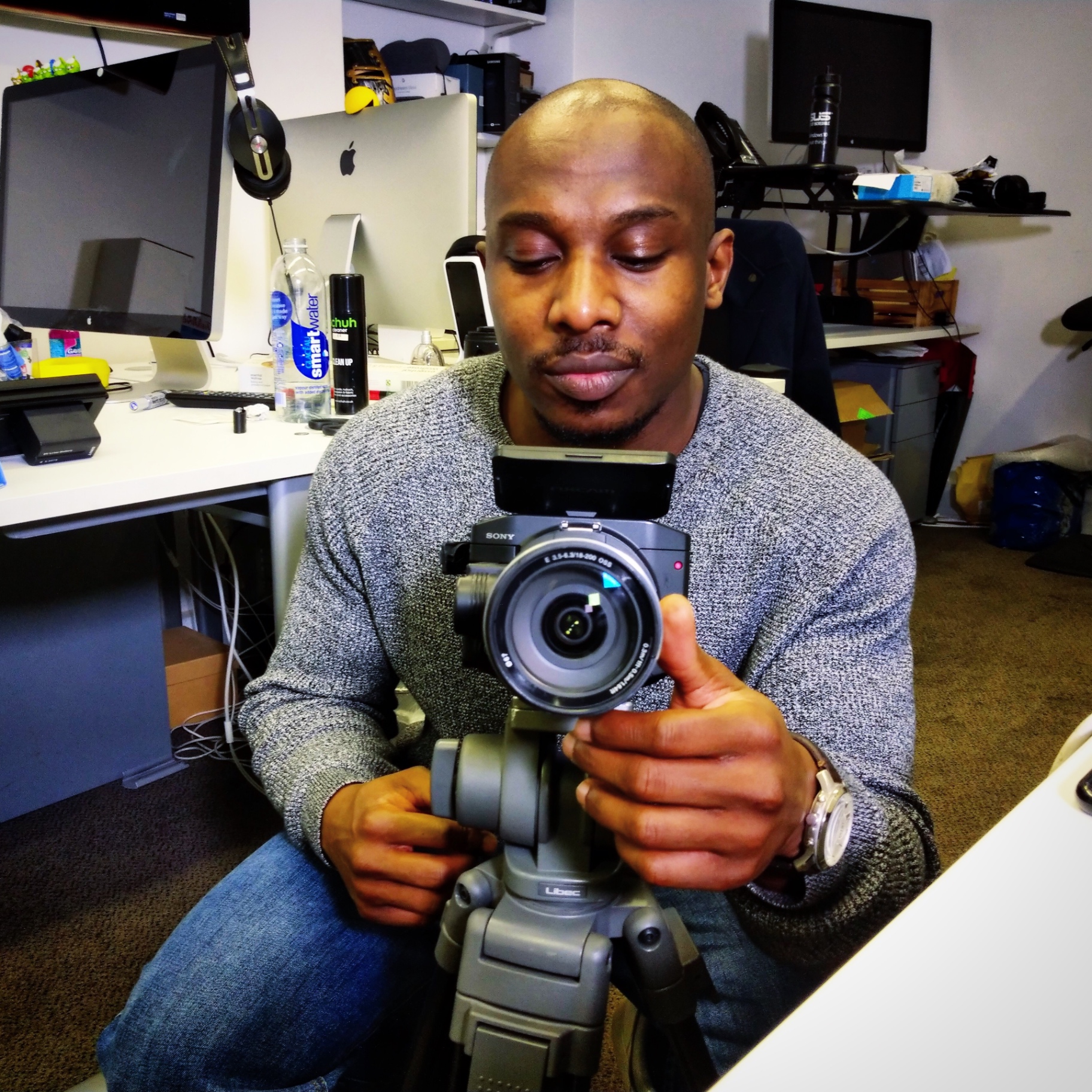 Portrait of Jide Akinrinade, freelance video producer and editor based in London